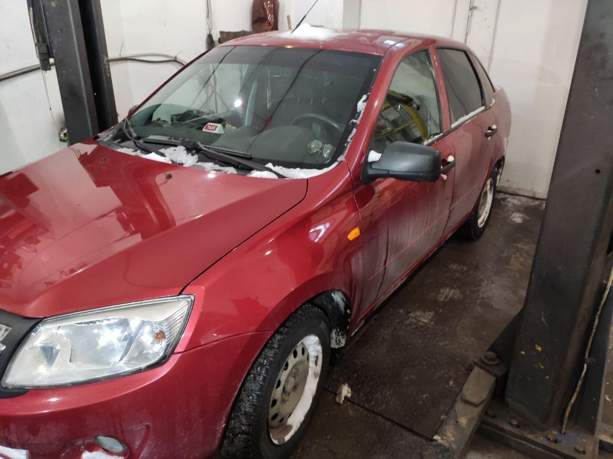Восстановление кронштейна сцепления на автомобиле LADA KALINA