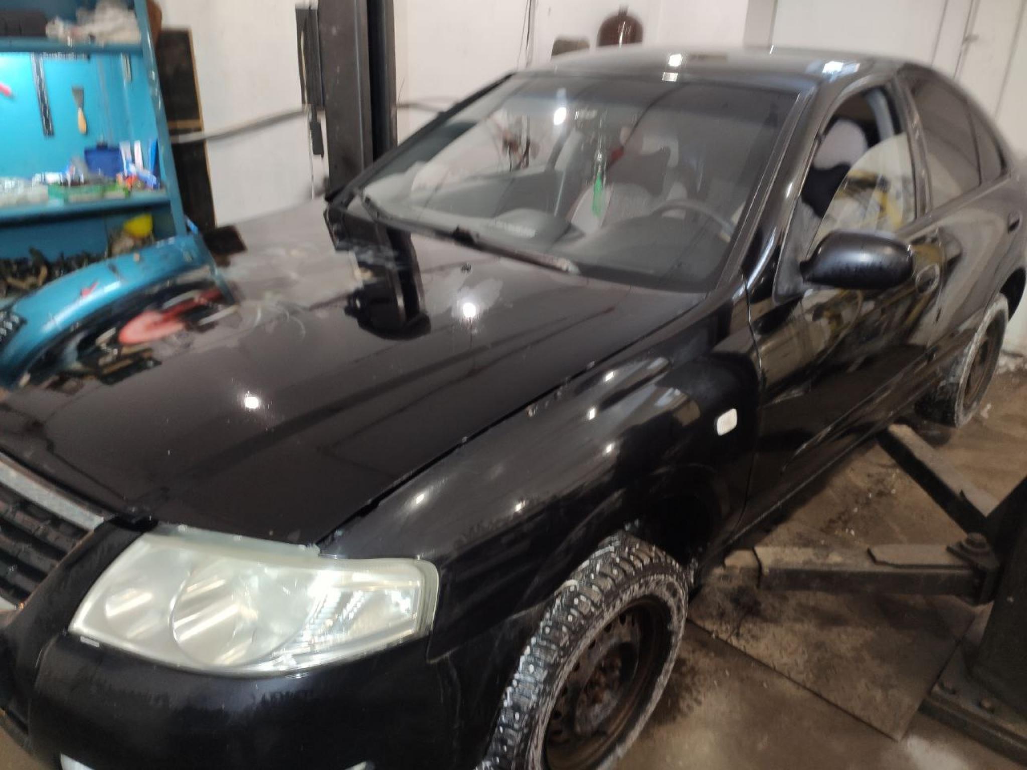 Ремонт автомобиля Nissan Almera.